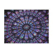 Notre Dame Rose Window Post Card