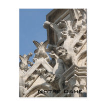 Notre Dame Watchful Eyes Postcard
