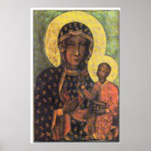 Notre Madame des copies de Czestochowa Affiche