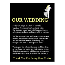 Notre mariage carte postale