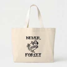 N'oubliez jamais la dronte sac fourre-tout