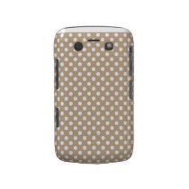 Nougat Polka Dot Blackberry Bold Case casemate cases