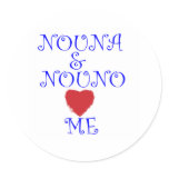 NOUNA AND NOUNO LOVE ME stickers