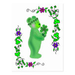 Nounours Carte-Irlandais de St Patrick de shamrock Cartes Postales