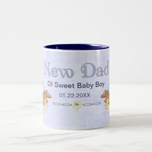 Nounours de rampement - nouveau papa de garçon - p tasse