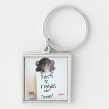 Nourriture 2 d'amis des rats R pas Porte-clef