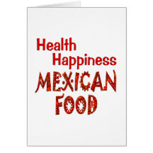 Nourriture de Mexicain de bonheur de santé Carte