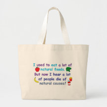 nourritures naturelles sac fourre-tout
