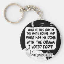 Nous méritons mieux de la vitesse de Barack Obama Porte-clefs