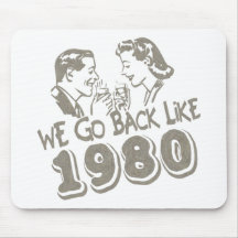 Nous retournons comme 1980-Mousepad Tapis De Souris