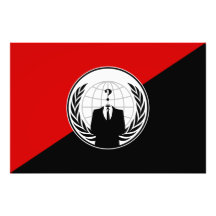 Nous sommes drapeau anonyme d'anarchiste photos