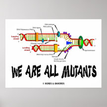 Nous sommes tous les mutants (la reproduction d'AD Posters