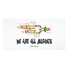 Nous sommes tous les mutants (l'humour de reproduc cartes avec photo