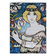 Nouveau Advertisement Card