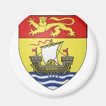 Nouveau Brunwick, Canada Aimants Pour Réfrigérateur