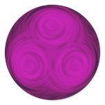 Nouveau Gothic Roses Round Sticker