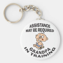Nouveau grand-papa en cadeau de formation porte-clef