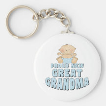 NOUVEAU grand T-shirt FIER de grand-maman Porte-clefs