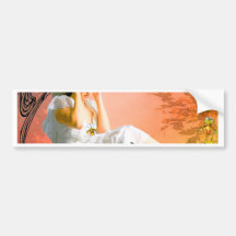 NOUVEAU ORCHID ~ DEDICATION TO GRANDMA ALBEE BUMPER STICKER
