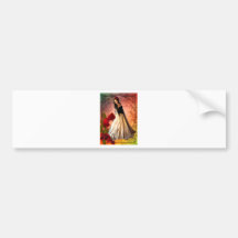 NOUVEAU ROSE BUMPER STICKER