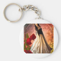 NOUVEAU ROSE KEY CHAIN