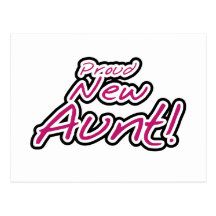 Nouveaux T-shirts et cadeaux fiers de tante Cartes Postales
