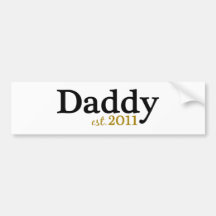 Nouvel est 2011 de papa adhésif pour voiture