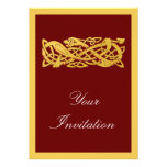Nouvelle année chinoise - année du serpent 2013 cartons d'invitation