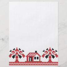 Nouvelle maison prospectus avec motif