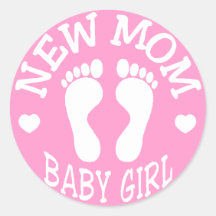 NOUVELLE MAMAN DE BÉBÉ AUTOCOLLANTS