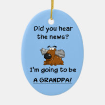 Nouvelles de grand-papa décorations de noël