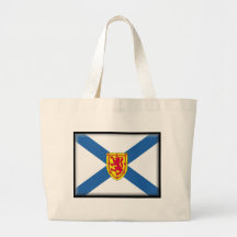Nova Scotia Flag Canvas Bags