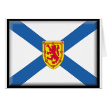 Nova Scotia Flag Greeting Cards