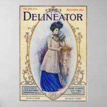 November 1901 Fashion Magazine Cover Posters