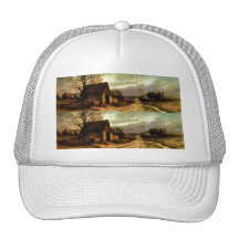 November Twilight  (1912) Barn and Fields Bookmark Hats