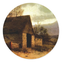 November Twilight  (1912) Barn and Fields Bookmark