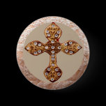NOVINO Cross with Diamonds buttons
