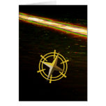 NOVINO Gold Star Drive Wheel Greeting Card