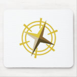 NOVINO Gold Star Drive Wheel Mousepad