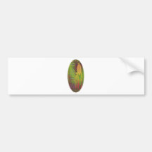 NOVINO Green n Gold ReikiHealingArt Bumper Stickers