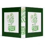 NOVINO Miss Green needs help Vinyl Binders