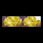NOVINO -  Obsession Gold Floral bumper stickers
