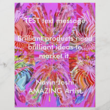 NOVINO RedRose PinkRose Rose Petal Art Full Color Flyer