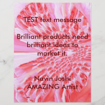NOVINO RedRose PinkRose Rose Petal Art Personalized Flyer