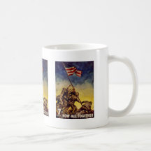 Now All Together Vintage War Poster Coffee Mugs