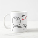 Now Kiss Rage Face Comic Meme Mugs