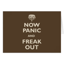 Now Panic And Freak Out Cards