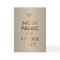 Now Panic And Freak Out Cards