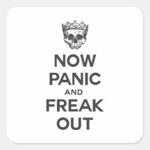 Now Panic and Freak Out Sticker