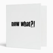 Now What? Vinyl Binders
